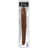 JOCK 13" Tapered Double Dildo - Chocolate